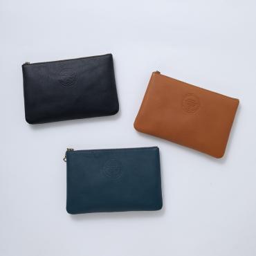 LEATHER POUCH *ネイビー