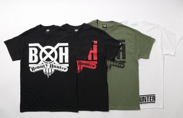 BxH SHOCK TROOPS LOGO TEE *ブラック×レッド*