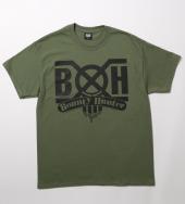 BxH SHOCK TROOPS LOGO TEE *オリーブドラブ×ブラック*