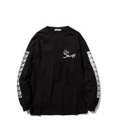 "LIPS" L/S TEE *ブラック*