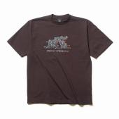 OUT DOOR LOGO T / BROWN