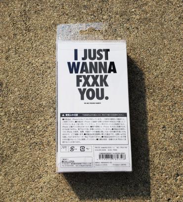 I JUST WANNA FUCK YOU. For iPhone8 [FRA195] *ブラック*
