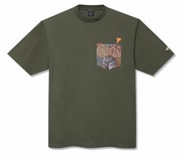 raidback fabric POCKET T / O.D