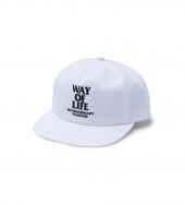 EMBROIDERY CAP "WAY OF LIFE" *ホワイト*