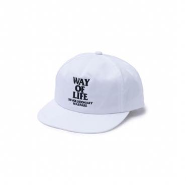 EMBROIDERY CAP "WAY OF LIFE" *ホワイト*
