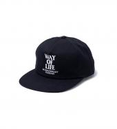 EMBROIDERY CAP "WAY OF LIFE" *ブラック*