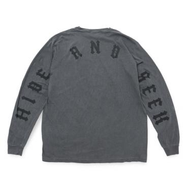 BACK LOGO L/S(21AW) *チャコールグレー*