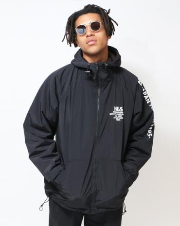 Nylon HOODED JACKET *ブラック*