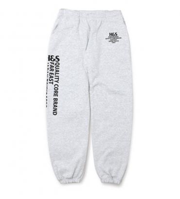 LOGO SWEAT PANTS(HEAVY) *ヘザーグレー*