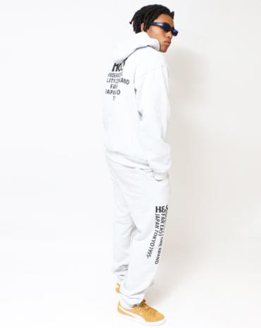 LOGO SWEAT PANTS(HEAVY) *ヘザーグレー*