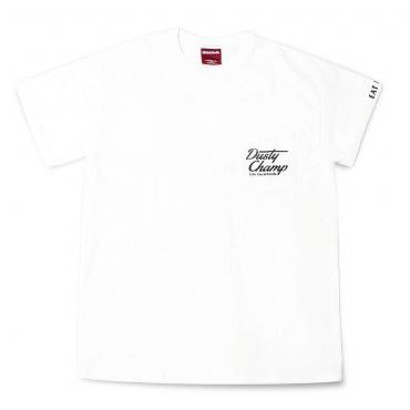 DUSTYCHAMP POCKET TEE-2 *WHITE*