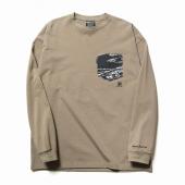 CAMO POCKET LONG SLEEVE TEE / COYOTE