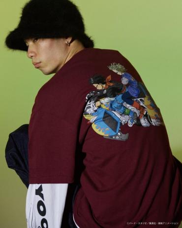  "Android17&18" Tee *ボルドー*