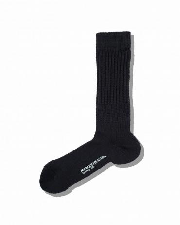 Hybrid rib socks "made in Japan" charcoal