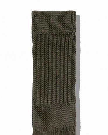 Hybrid rib socks "made in Japan" olive