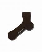 Hybrid rib socks SS "Made In JAPAN" dark brown