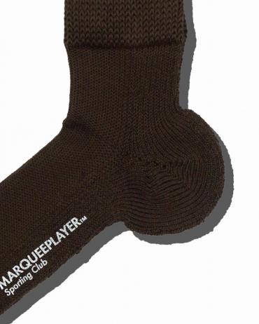 Hybrid rib socks SS "Made In JAPAN" dark brown