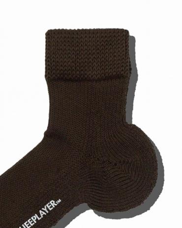 Hybrid rib socks SS "Made In JAPAN" dark brown