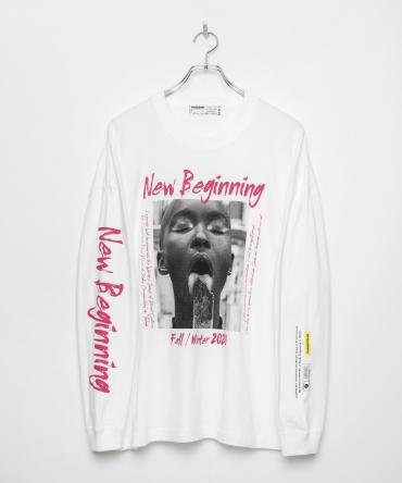 New Beginning Longsleeve T-shirt[LEC951] *ホワイト*