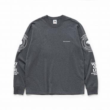 TWO WHEEL L/S TEE *チャコール*