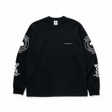 TWO WHEEL L/S TEE *ブラック*