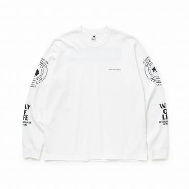 TWO WHEEL L/S TEE *ホワイト*