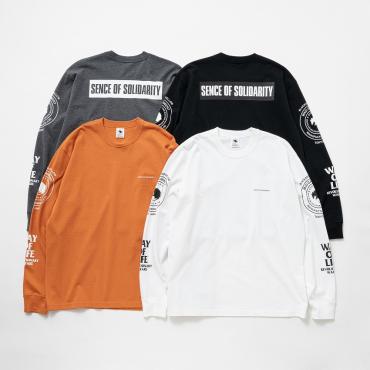 TWO WHEEL L/S TEE *ホワイト*