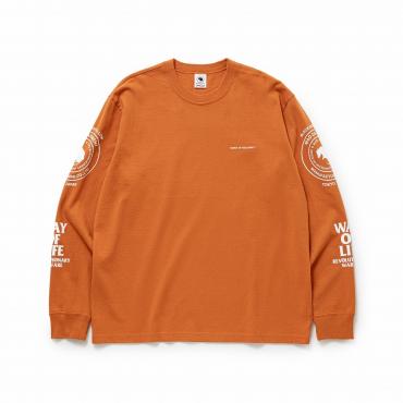 TWO WHEEL L/S TEE *オレンジ*