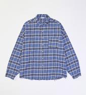 DAMEGE CHECK SHIRTS *ネイビー*