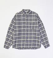 DAMEGE CHECK SHIRTS *ブラック*