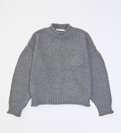 MELANGE GANDHI KNIT *グレー*
