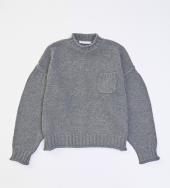 MELANGE GANDHI KNIT *グレー*