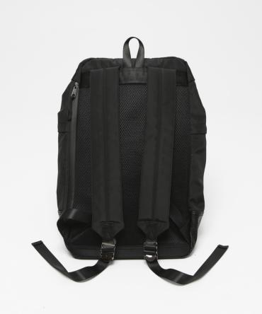 Industrial Neon tape Nylon BackPack [LEA363]*オレンジ*