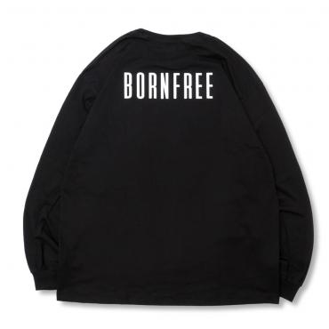 BORN FREE L/S TEE *ブラック*