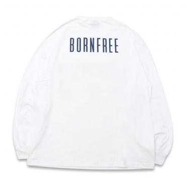 BORN FREE L/S TEE *ホワイト*