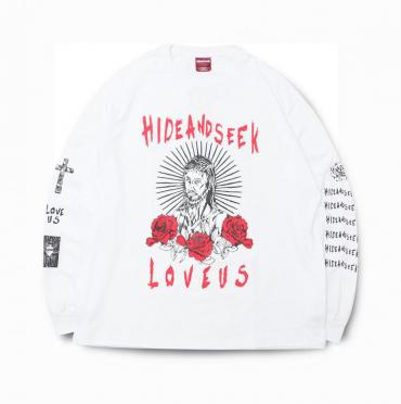 LOVE US L/S TEE *ホワイト*