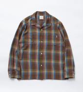 RAYON CHECK SHIRT *ブラウンチェック*