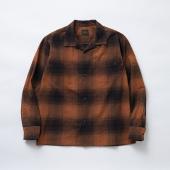 COTTON OMBRE CHECK SHIRT *ブラウンチェック*