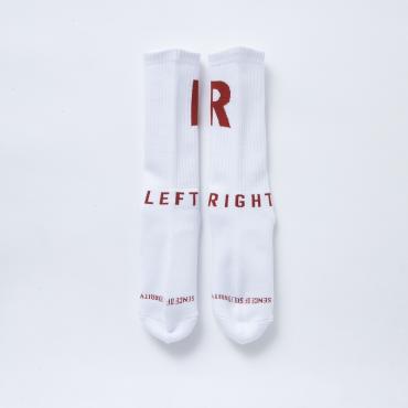 SOCKS "RL" *ホワイト×レッド*