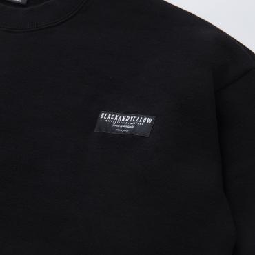 TAG CREW NECK SWEAT BOLT *ブラック*