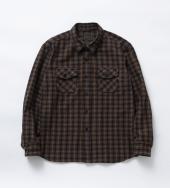 AMUNDSEN CHECK SHIRT *ブラウン*