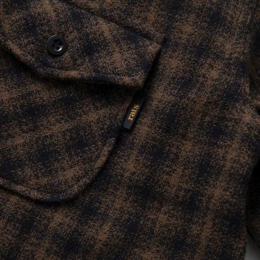 AMUNDSEN CHECK SHIRT *ブラウン*