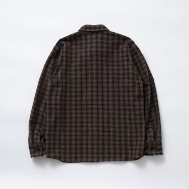 AMUNDSEN CHECK SHIRT *ブラウン*