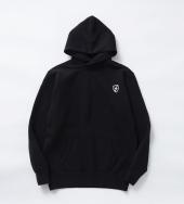 BOLT CROSS NECK HOODIE *ブラック*