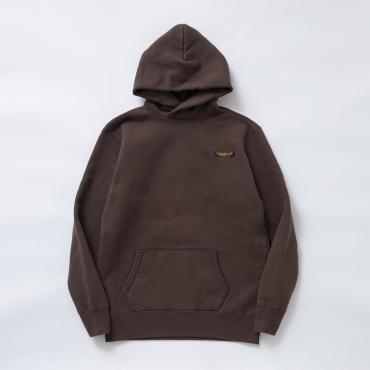 CLASSIC CROSS NECK HOODIE *ブラウン*