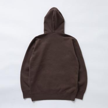 CLASSIC CROSS NECK HOODIE *ブラウン*