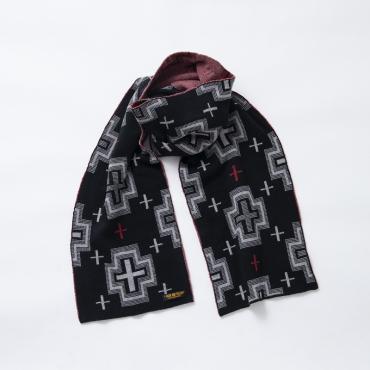 NATIVE CROSS MUFFLER *ブラック*