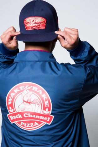 BACK CHANNELxPRILLMAL WINDBREAKER *ネイビー*