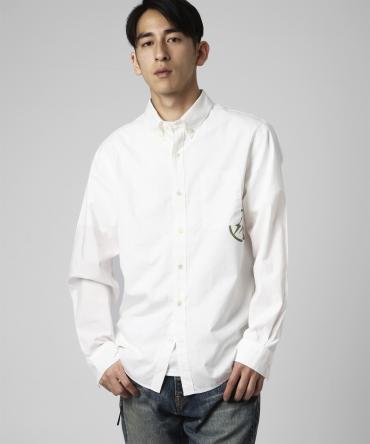 icon broadcloth shirt *ホワイト*