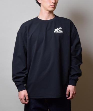 Prillmal STRETCH LONG SLEEVE T / BLACK